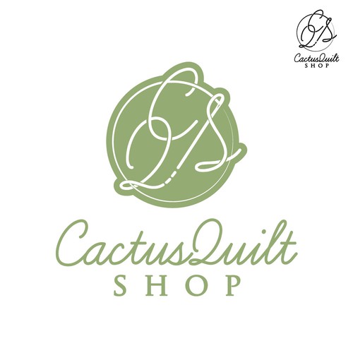 Design a logo for a modern quilt shop! Design by calendula