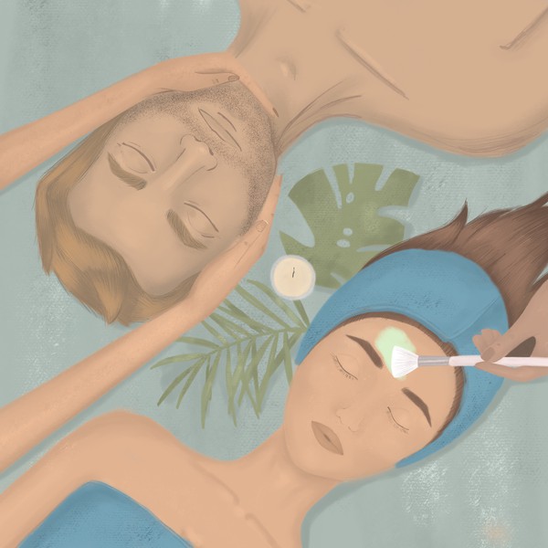Skincare illustration