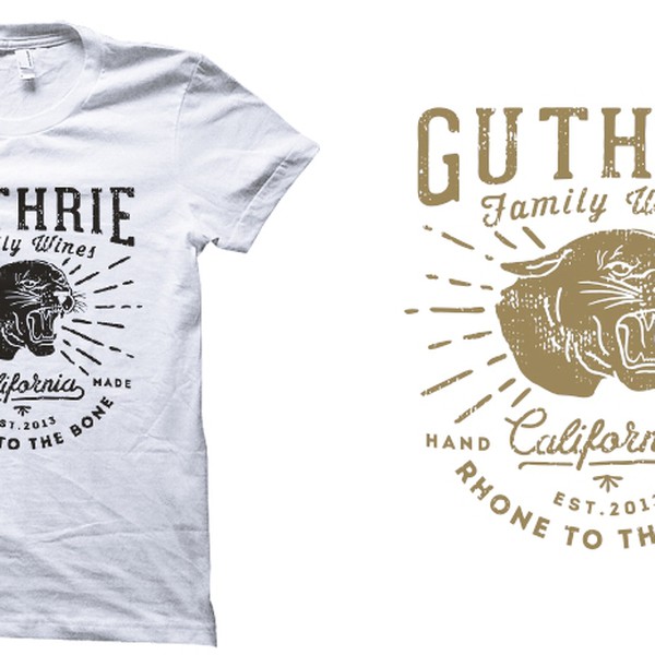 Design by gitgut titled "Vintage Badge style T-shirt"