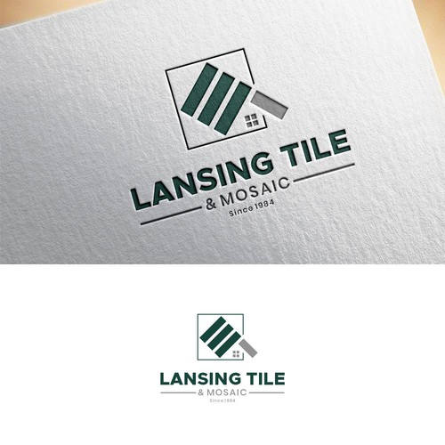 Lansing Tile & Mosaic Logo Update/Refresh for 40th Anniversary Year Design by sunshine_design