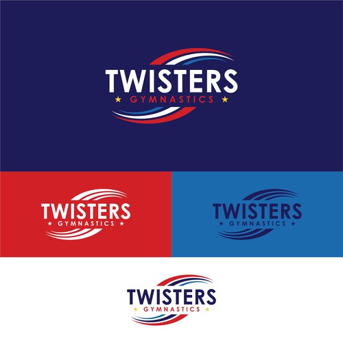 Twister Gymnastics Logo Rebrand - Modern, Exciting, Clean Logo Update for Kids Gymnastics Facility Design by ekhodgm