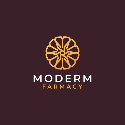 Modern skin care logo that combines science/medicine with nature Design by Fano Design