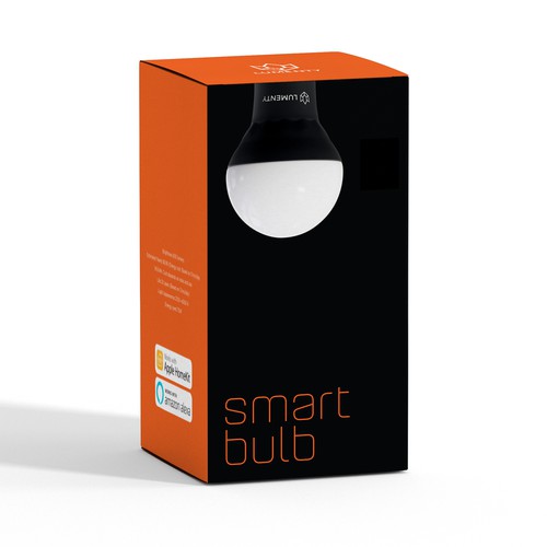 We need to create a sophisticated package for smart lamps. Design by Pure-Design