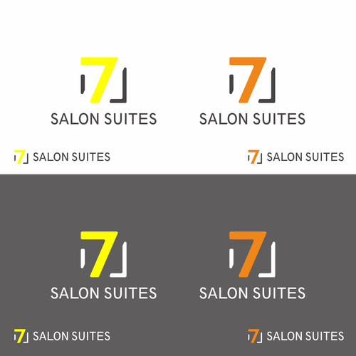 7 Salon Suites Logo Design by suprisz