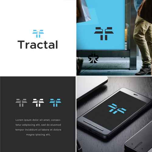 Tractal Logo and Branding Design by casign