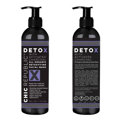 Cool Edgy Label for Face Wash Diseño de Bboba77