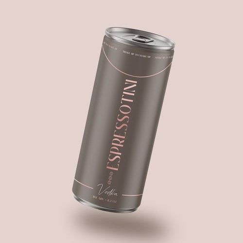 We need a Sexy, Luxuriously Designed Espresso Martini in a Can that appeals to women (and men). Diseño de ibrhmglbs