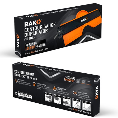 Design eye catching box packaging for RAK Pro Tools Design by C7Z