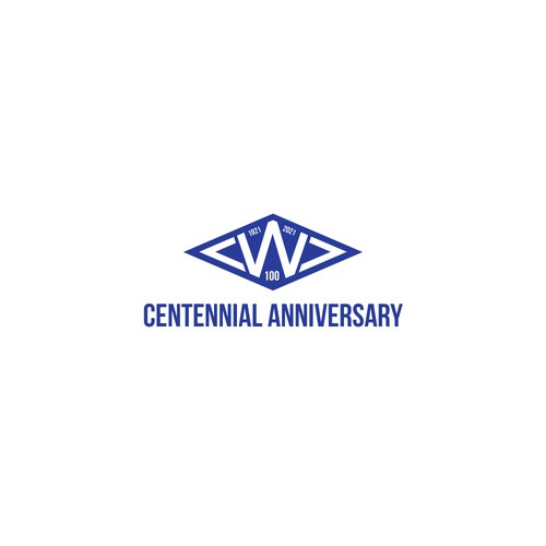 Centennial Anniversary Logo Design by SangguhDesign