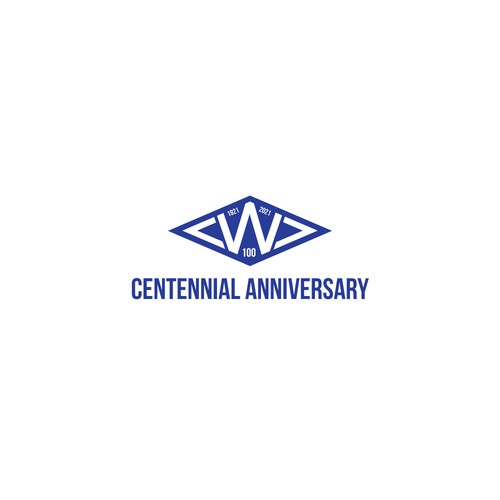 Centennial Anniversary Logo Design réalisé par SangguhDesign