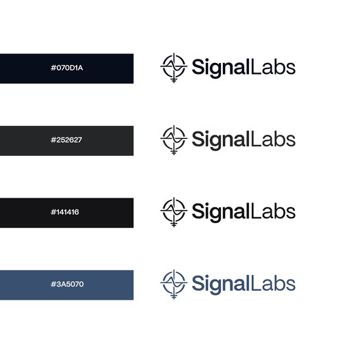 "Logo for Signal Labs — Precision Enterprise Software Brand Targeting C-Suite Buyers" winning Poster