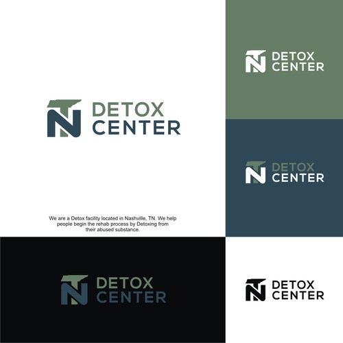 Detox Center Logo Design by @ProSolution.