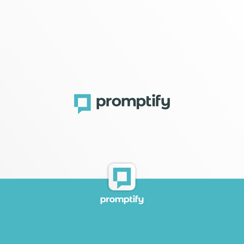 Modern, Simple and Sleek Logo for Promptify.com Design by VectorCrow87