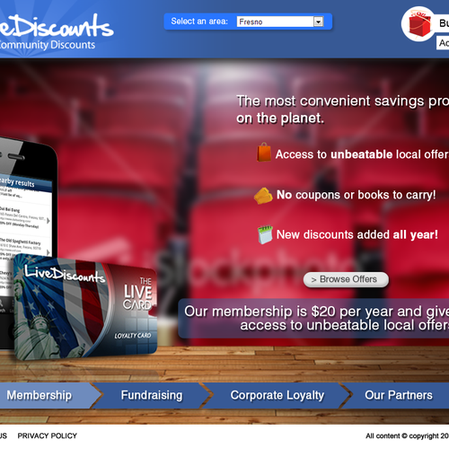 Design di Website redesign for LiveDiscounts.com di Jack Mullen