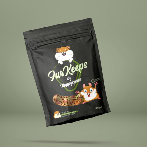 Create a fun Pocket Pet supplement label evoking a desire to maximize their lifespan. Design by Muhammad Abubaker