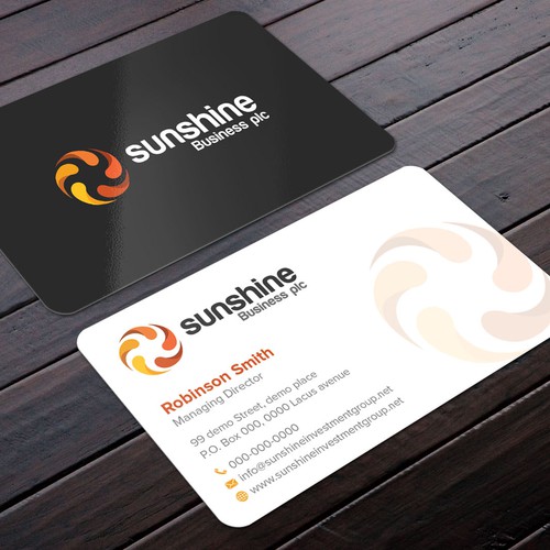 Sunshine | Business card contest