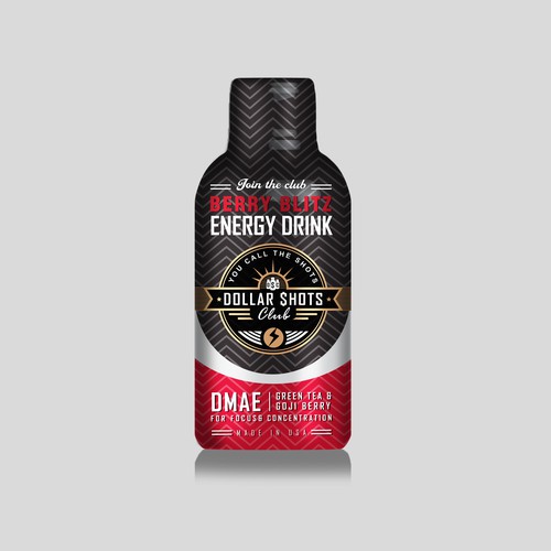 Design di Create an eye-catching energy shot drink bottle design for the relaunch our eCommerce Supplement Shot Co.!! di BRAVO-designs