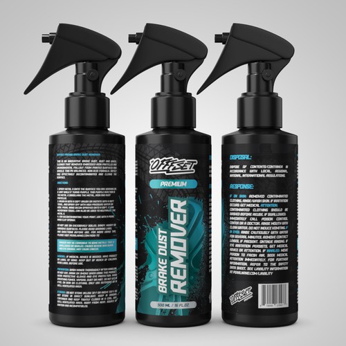 Awesome Label Design for a PREMIUM Car Wheel Cleaner Design by Pice Wilf