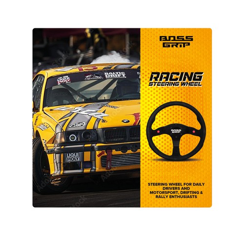 Steering wheel packaging Design by stuart-digital&print