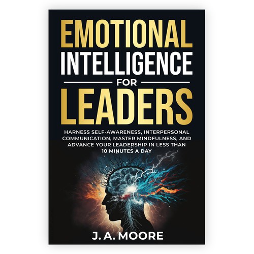 Need an Emotional Intelligence for leaders book cover. Design by Unboxing Studio