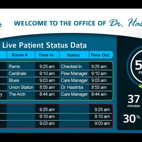 Designing a Digital Sign Template for Esse Health's new Digital Signage Project Design by D'Maria