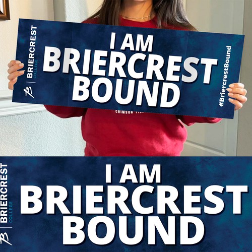 College Acceptance Sign Design by SoftSkills