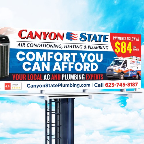 Design An Eye-Catching Billboard For An HVAC Company Design von GrApHiC cReAtIoN™