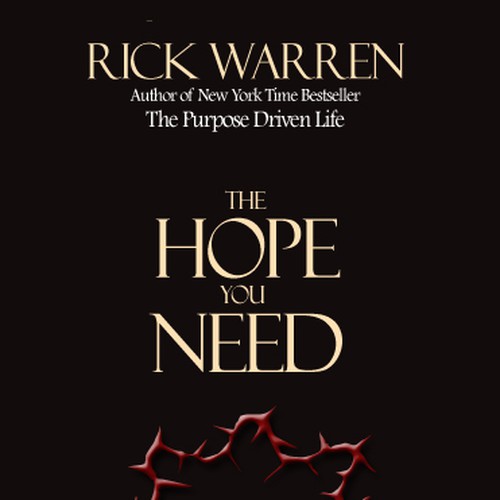 Design Rick Warren's New Book Cover Design réalisé par Nelinda Art