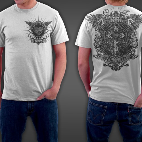 Brave Heart T-Shirt Design for The Masters Hand ministry Réalisé par ＨＡＲＤＥＲＳ