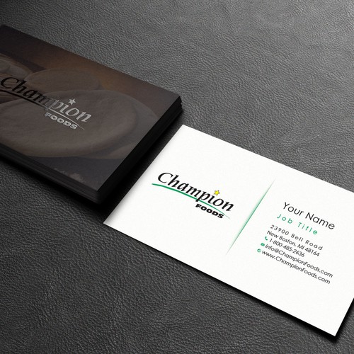 Design A New Business Card, Win The Prize!! Design by Azzedine D