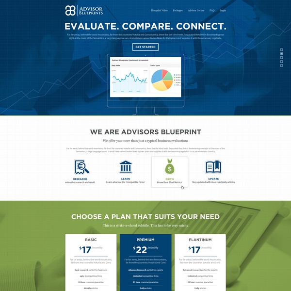 Design by The Thinking Hats titled "IT Company wesbite"