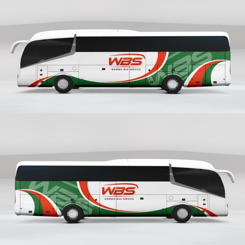 Charter Bus Graphics Incorporating Company Logo Competition Design réalisé par ssrihayak