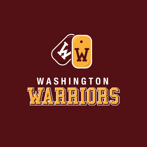 Community Contest: Rebrand the Washington Redskins  Design por afflatus