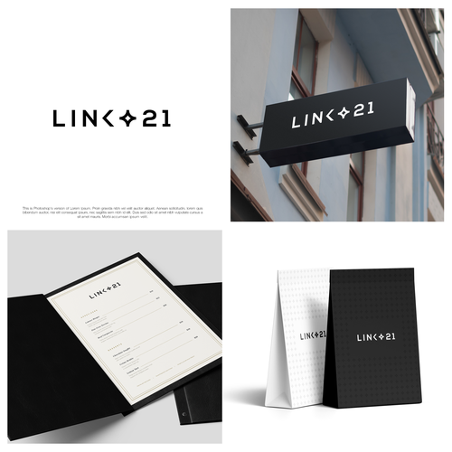 Link 21 logo en branding Design by maiki