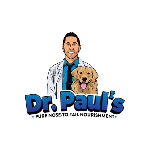 Creative nose-to-tail dog food logo to level-up nutrition for dogs! Design by Sava M- S Design