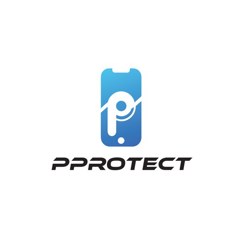 PPROTECT (Phone protect logo) (mobile cases and screen protectors) Design by BigLike