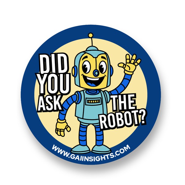 Did you ask the robot? Button design