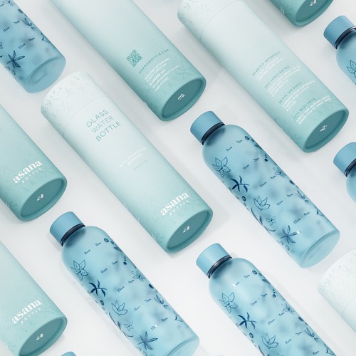 Packaging design for water bottle from female-focused modern lifestyle brand Design réalisé par eolinart