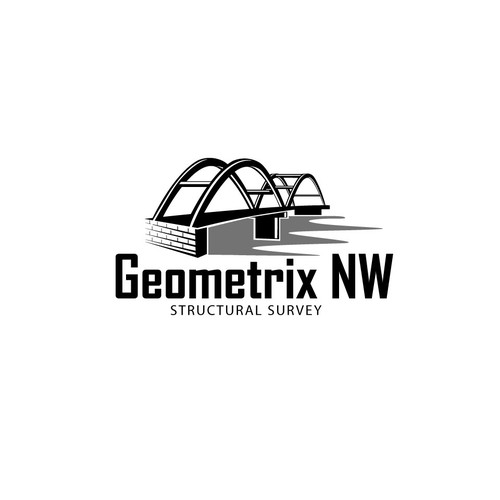 Bridge Construction Logo for Geometrix NW Design by Sanjayarts123