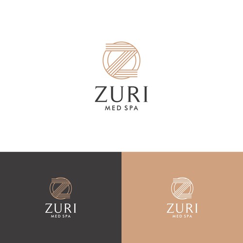 Zuri Med Spa Logo Diseño de Herii1
