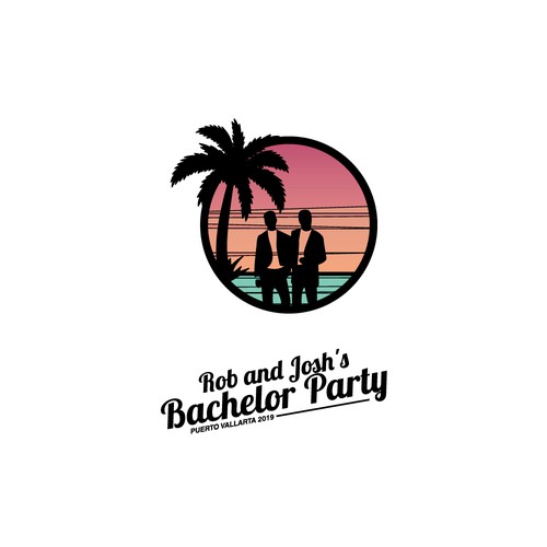 bachelor party logo