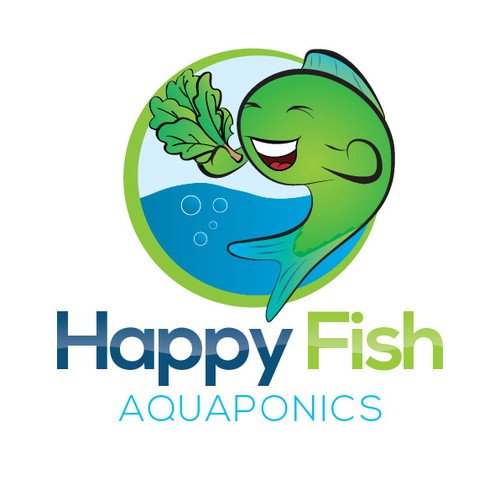 Happy Fish Aquaponics Logo | Logo design contest