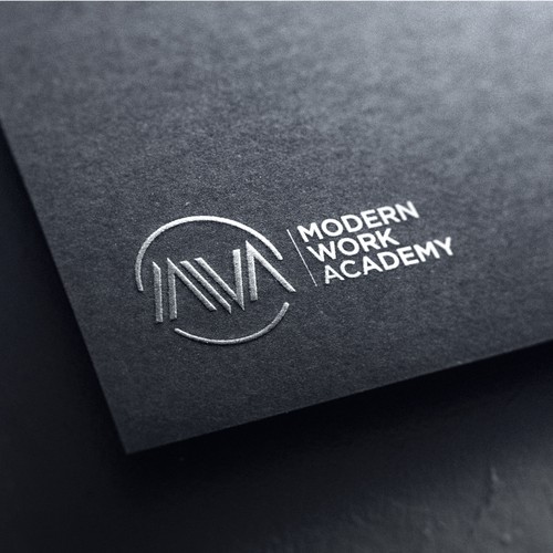 Logo eLearning Plattform Microsoft Cloud (Modern Work Academy) Diseño de andreastan