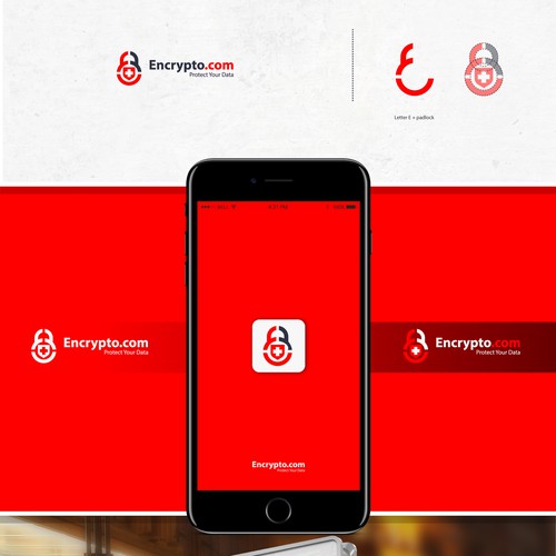 Swiss hosted secure doc storage Encrypto.com needs logo and brand built Design by KisaDesign