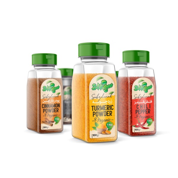 Design by Navid Sharifi titled "Spice packaging design"