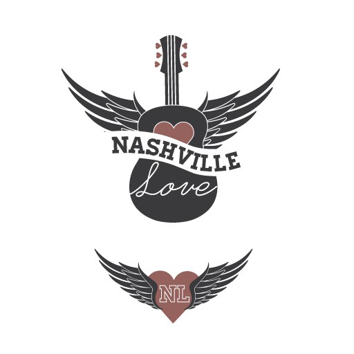 Nashville logo with the title 'NashvilleLove Clothing'