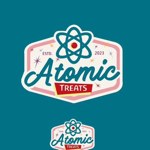 Design a logo and brand for a 50s theme freeze dried candy/dog treat business Design by Fortuna Design