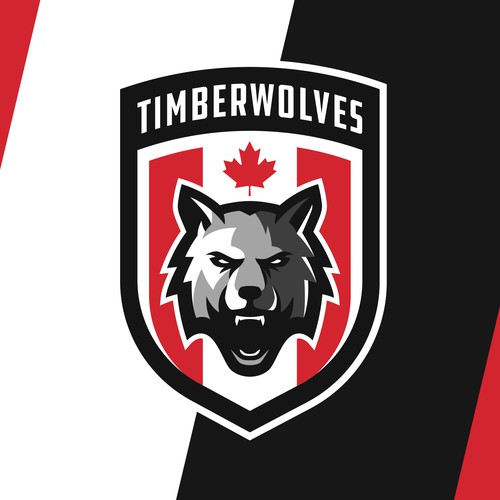 Diseño de Canadian International School of Hong Kong (CDNIS): Timberwolves Mascot de nina15™