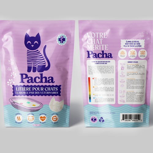 Cat Litter startup Minimalistic packaging - Contest Design by agooshe