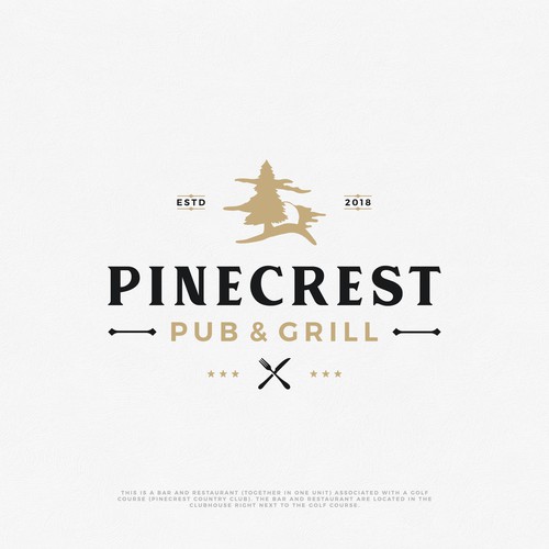 Pub & Grill Logo Design by AlmedinDesign™